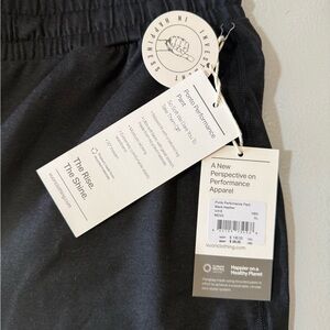 Vuori black heather performance pant men’s XL NWT